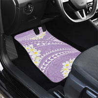 Polynesian Vintage Floral Car Mats Lavender Motifs - Polynesian Pride