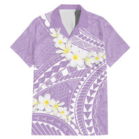 Polynesian Vintage Floral Family Matching Mermaid Dress and Hawaiian Shirt Lavender Motifs - Polynesian Pride