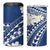 Polynesian Vintage Floral 4 in 1 Can Cooler Tumbler Navy Blue Motifs - Polynesian Pride