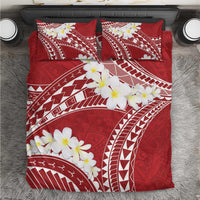 Polynesian Vintage Floral Bedding Set Scarlet Motifs - Polynesian Pride