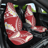 Polynesian Vintage Floral Car Seat Cover Scarlet Motifs - Polynesian Pride