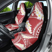 Polynesian Vintage Floral Car Seat Cover Scarlet Motifs - Polynesian Pride
