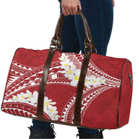 Polynesian Vintage Floral Travel Bag Scarlet Motifs - Polynesian Pride