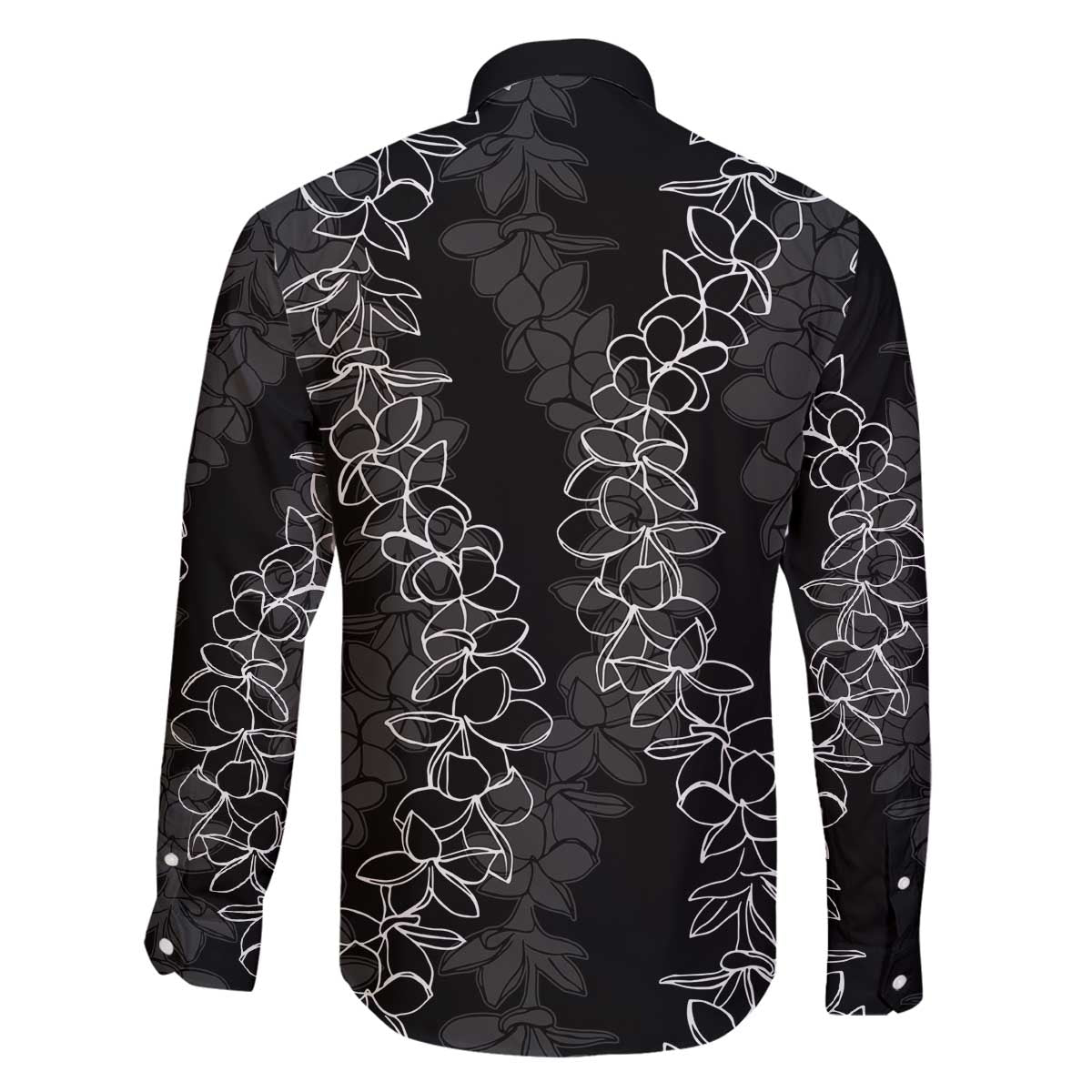 Hawaii Plumeria Lei Family Matching Off The Shoulder Long Sleeve Dress and Hawaiian Shirt Aloha Festive Vibe