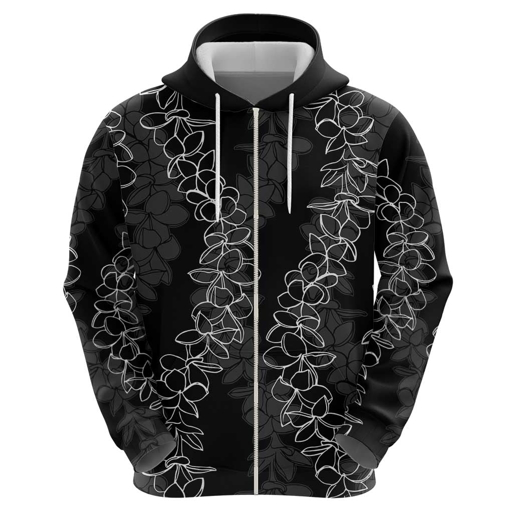Hawaii Plumeria Lei Hoodie Aloha Festive Vibe