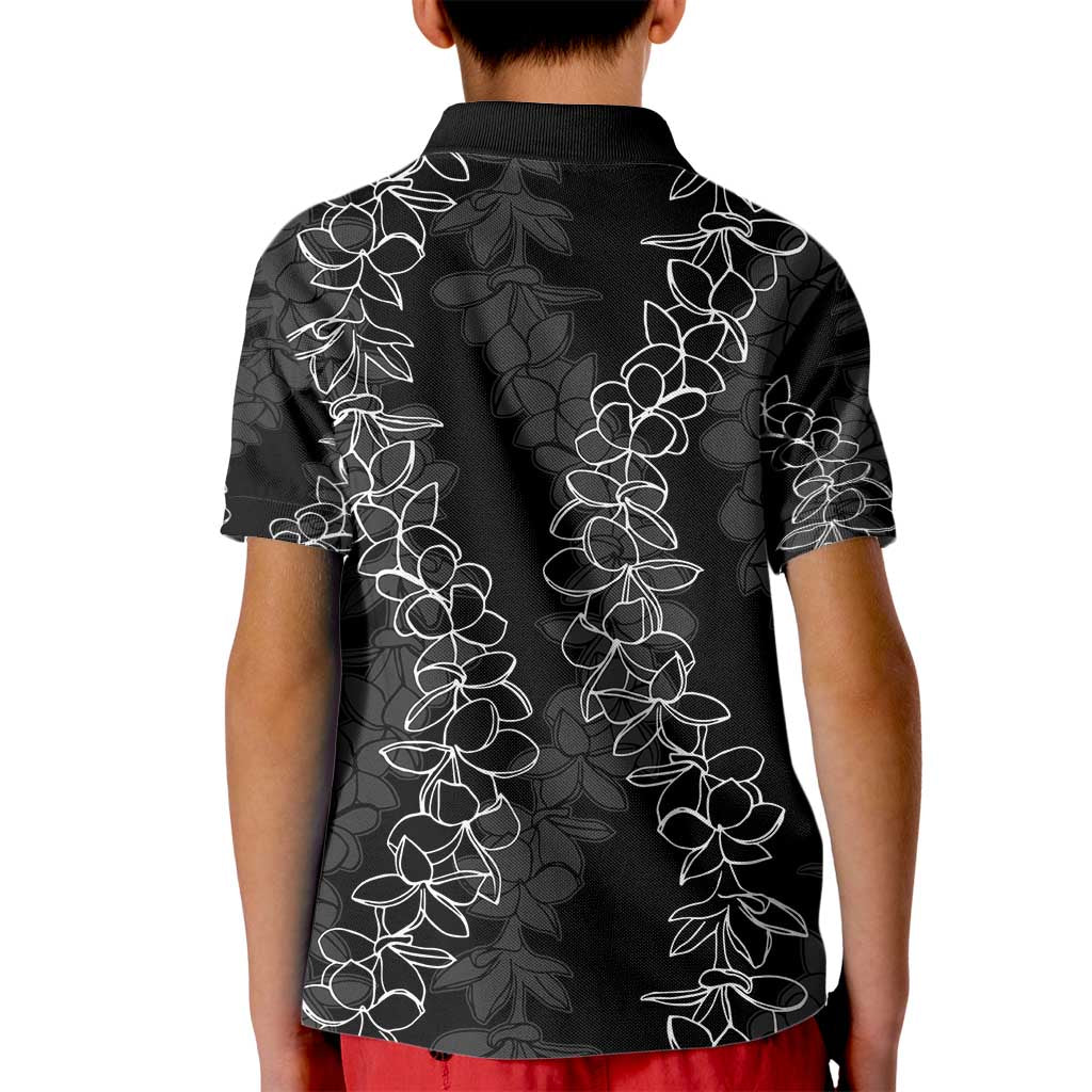 Hawaii Plumeria Lei Kid Polo Shirt Aloha Festive Vibe
