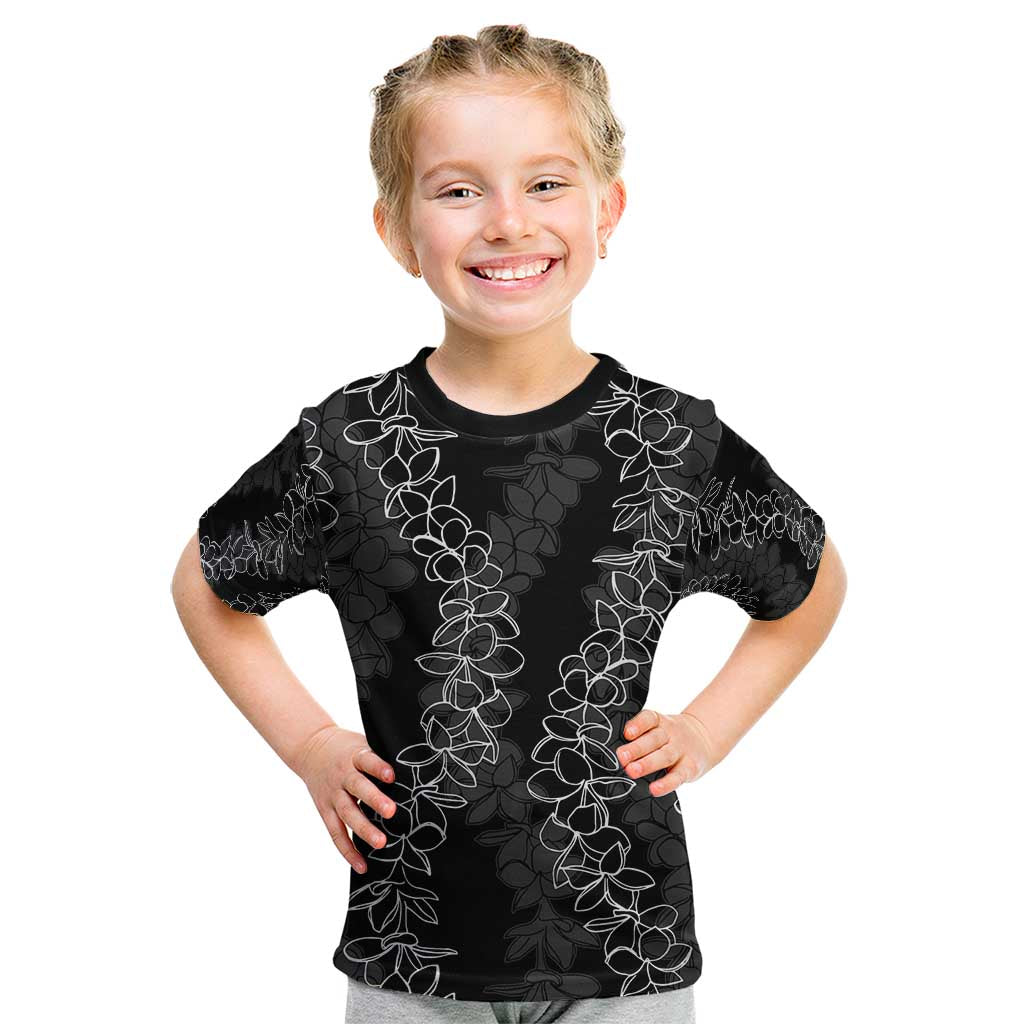Hawaii Plumeria Lei Kid T Shirt Aloha Festive Vibe