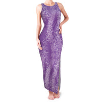 Hawaii Plumeria Lei Family Matching Tank Maxi Dress and Hawaiian Shirt Aloha Festive Vibe - Violet