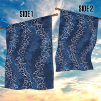 Hawaii Plumeria Lei Garden Flag Aloha Festive Vibe - Navy Blue LT7 - Polynesian Pride