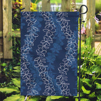 Hawaii Plumeria Lei Garden Flag Aloha Festive Vibe - Navy Blue LT7 Garden Flag Navy Blue - Polynesian Pride