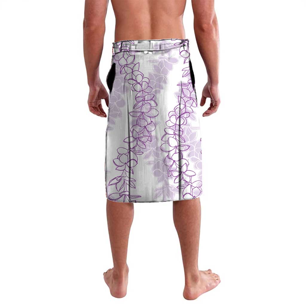 Hawaii Plumeria Lei Lavalava Aloha Festive Vibe - Amethyst