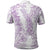 Hawaii Plumeria Lei Polo Shirt Aloha Festive Vibe - Amethyst