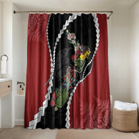 New Zealand Christmas Bathroom Set Flora Map with Birds - Polynesian Pride