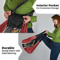 New Zealand Christmas Grocery Bag Flora Map with Birds - Polynesian Pride