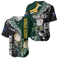 Custom South Africa Mix New Zealand Rugby 2023 Baseball Jersey World Cup Greatest Rivalry LT7 - Polynesian Pride
