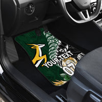 Custom South Africa Mix New Zealand Rugby 2023 Car Mats World Cup Greatest Rivalry LT7 - Polynesian Pride