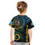 Personalised Vanuatu Kid T Shirt Turtle Chest Tattoo Flag Color - Sanma LT7 - Polynesian Pride