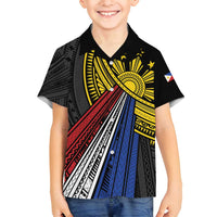 Philippines Sun Family Matching Tank Maxi Dress and Hawaiian Shirt Pasifika Tribal Style