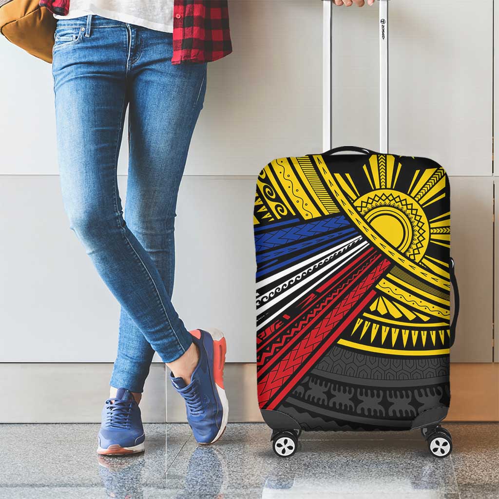 Philippines Sun Luggage Cover Pasifika Tribal Style