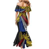 Philippines Sun Mermaid Dress Pasifika Tribal Style