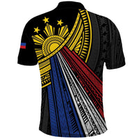 Philippines Sun Polo Shirt Pasifika Tribal Style