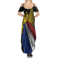 Philippines Sun Summer Maxi Dress Pasifika Tribal Style