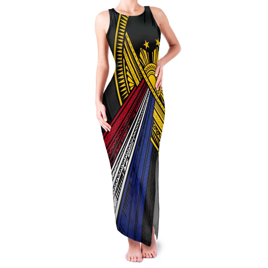 Philippines Sun Tank Maxi Dress Pasifika Tribal Style