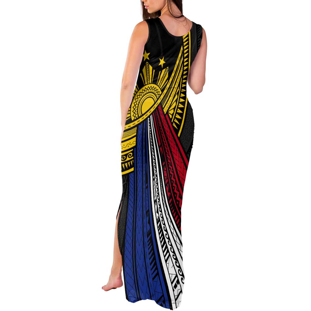 Philippines Sun Tank Maxi Dress Pasifika Tribal Style