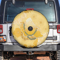 Hawaii Oahu Island Flowers Lei Spare Tire Cover Yellow Ilima Mix Plumeria LT7 Yellow - Polynesian Pride