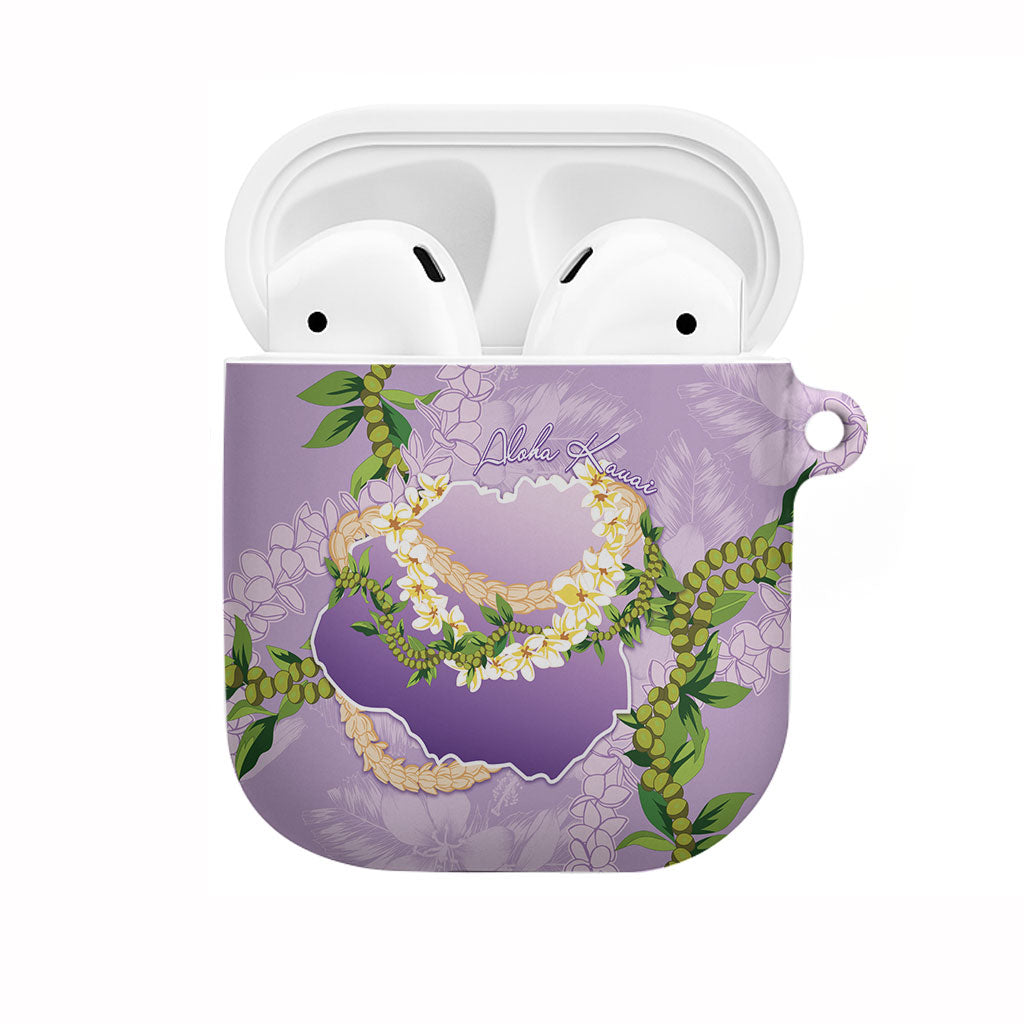 Hawaii Kauai Island Flowers Lei AirPods Case Mokihana Lei
