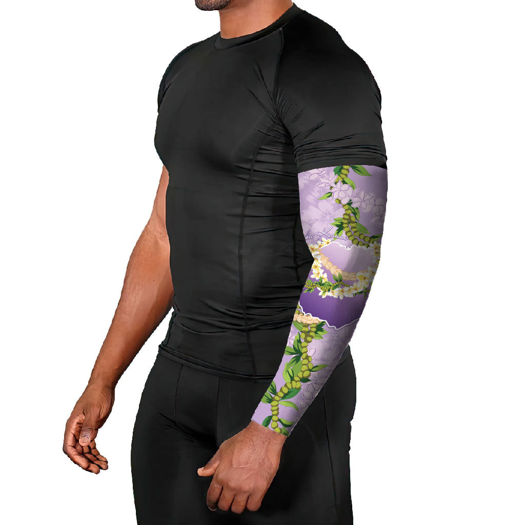 Hawaii Kauai Island Flowers Lei Arm Sleeves Mokihana Lei