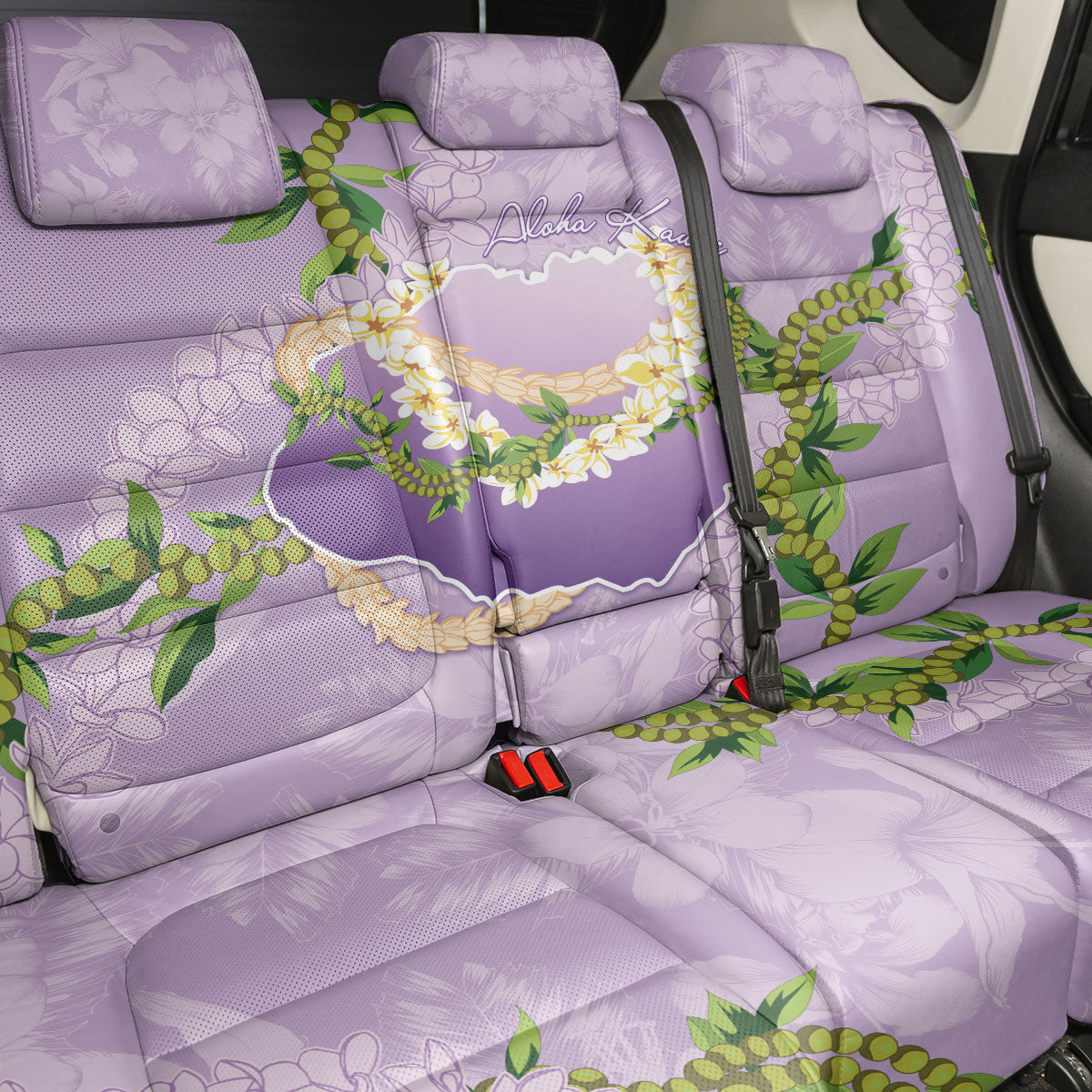 Hawaii Kauai Island Flowers Lei Back Car Seat Cover Mokihana Lei LT7 - Polynesian Pride