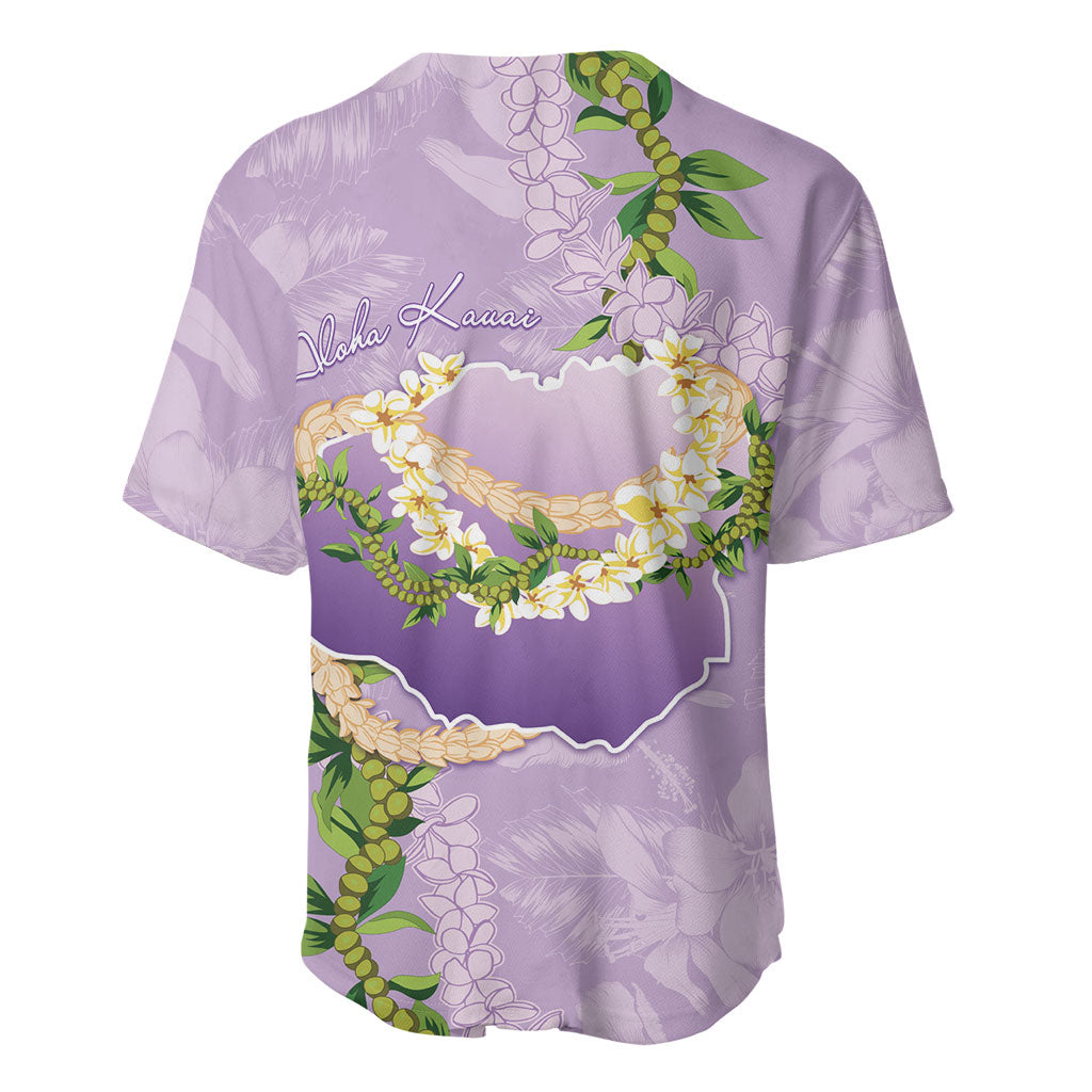 Hawaii Kauai Island Flowers Lei Baseball Jersey Mokihana Lei