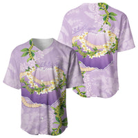 Hawaii Kauai Island Flowers Lei Baseball Jersey Mokihana Lei