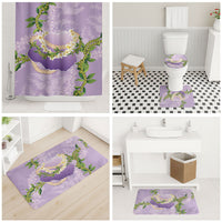 Hawaii Kauai Island Flowers Lei Bathroom Set Mokihana Lei