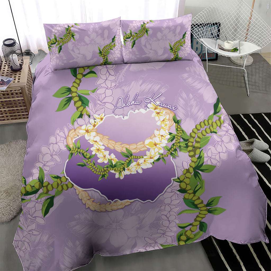 Hawaii Kauai Island Flowers Lei Bedding Set Mokihana Lei LT7 - Polynesian Pride
