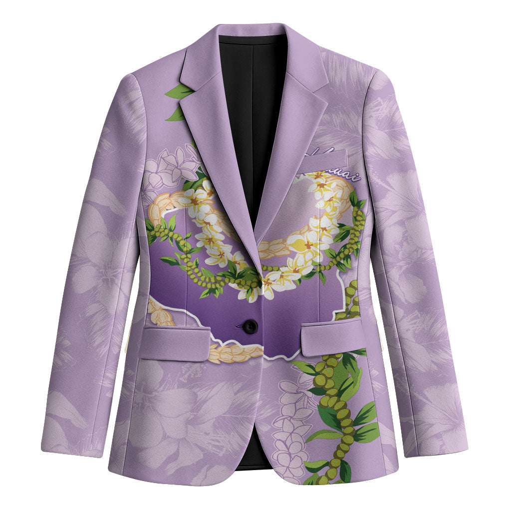 Hawaii Kauai Island Flowers Lei Blazer Mokihana Lei
