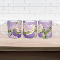 Hawaii Kauai Island Flowers Lei Ceramic Mug Mokihana Lei