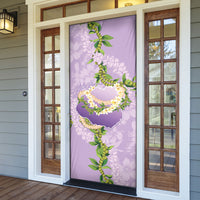 Hawaii Kauai Island Flowers Lei Door Cover Mokihana Lei