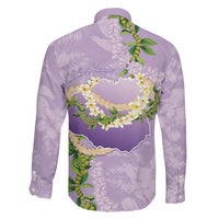 Hawaii Kauai Island Flowers Lei Family Matching Summer Maxi Dress and Hawaiian Shirt Mokihana Lei LT7 - Polynesian Pride