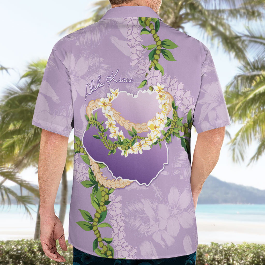 Hawaii Kauai Island Flowers Lei Hawaiian Shirt Mokihana Lei LT7 - Polynesian Pride