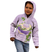 Hawaii Kauai Island Flowers Lei Kid Hoodie Mokihana Lei