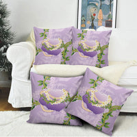 Hawaii Kauai Island Flowers Lei Pillow Cover Mokihana Lei