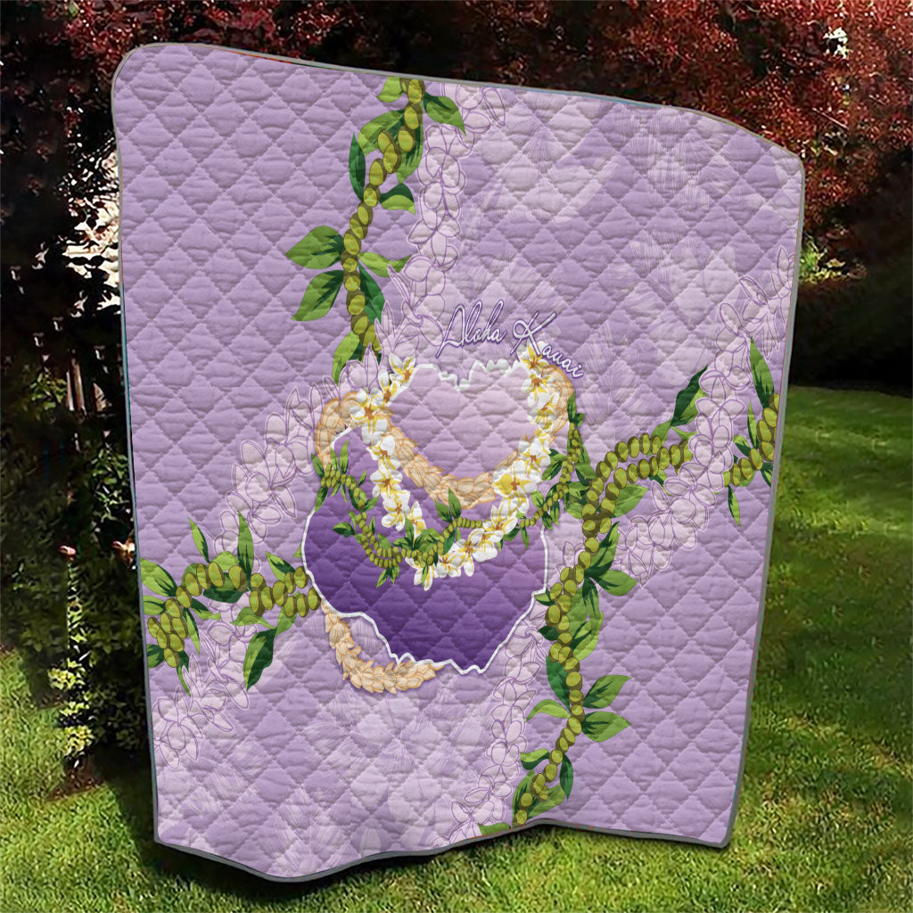 Hawaii Kauai Island Flowers Lei Quilt Mokihana Lei