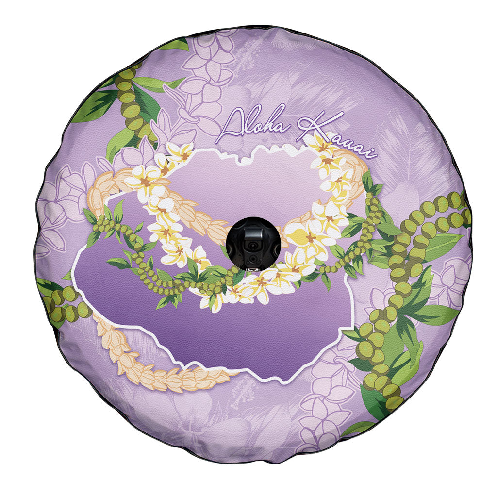 Hawaii Kauai Island Flowers Lei Spare Tire Cover Mokihana Lei