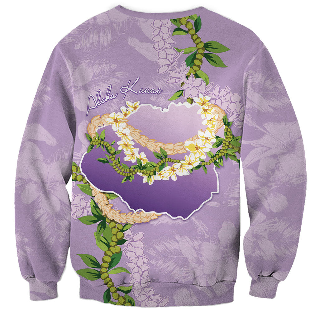 Hawaii Kauai Island Flowers Lei Sweatshirt Mokihana Lei LT7 - Polynesian Pride