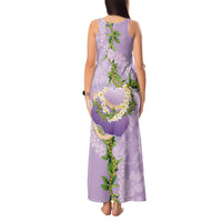 Hawaii Kauai Island Flowers Lei Tank Maxi Dress Mokihana Lei LT7 - Polynesian Pride