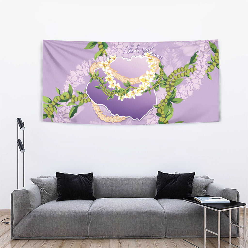 Hawaii Kauai Island Flowers Lei Tapestry Mokihana Lei