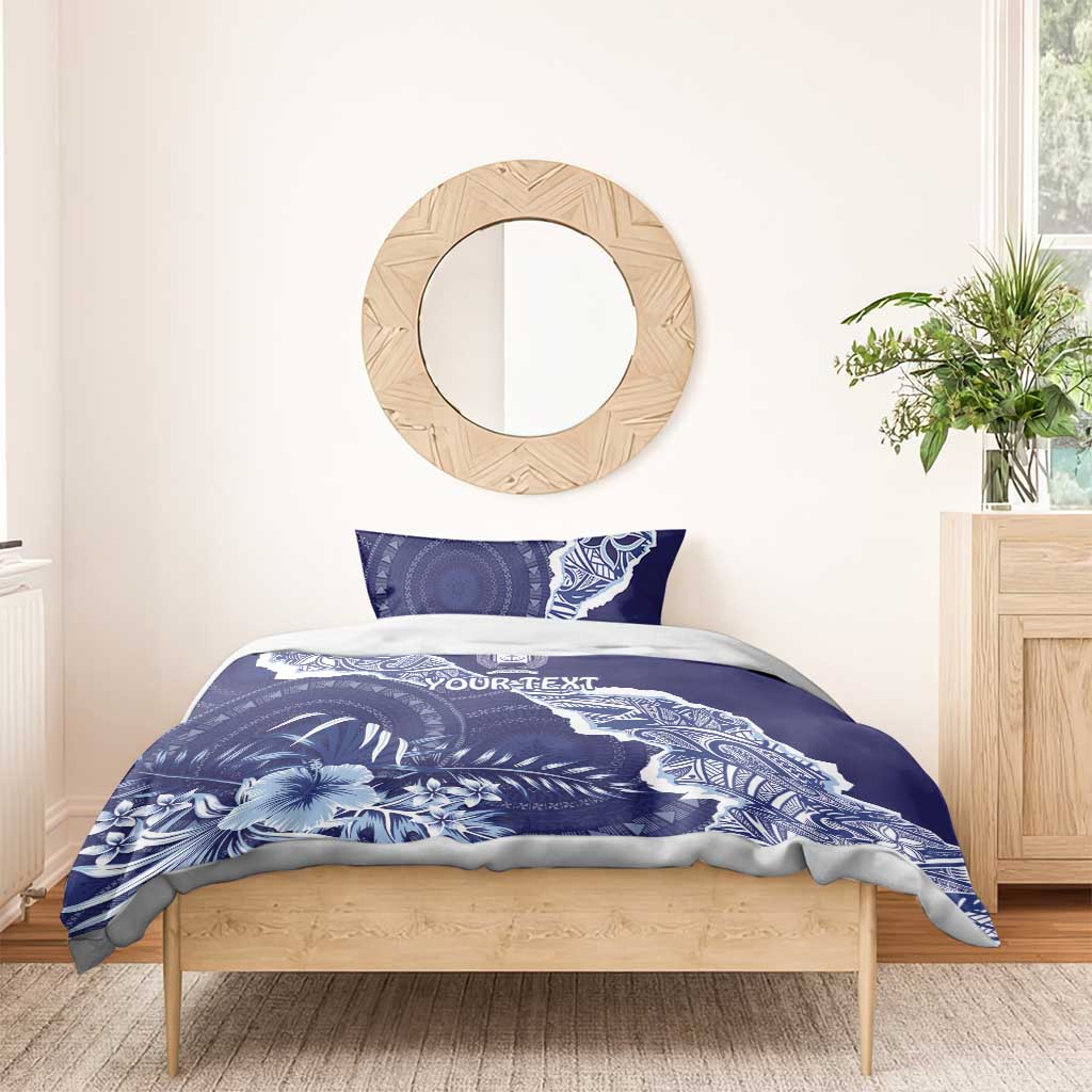 Fiji Queen Victoria School Personalised Bedding Set Masi Tapa Torn Style LT7 - Polynesian Pride