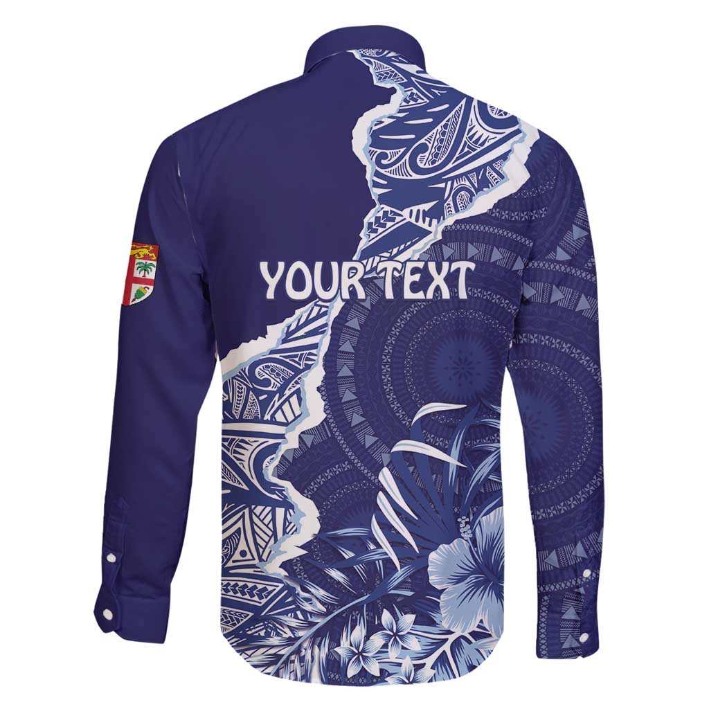 Fiji Queen Victoria School Personalised Family Matching Mermaid Dress and Hawaiian Shirt Masi Tapa Torn Style